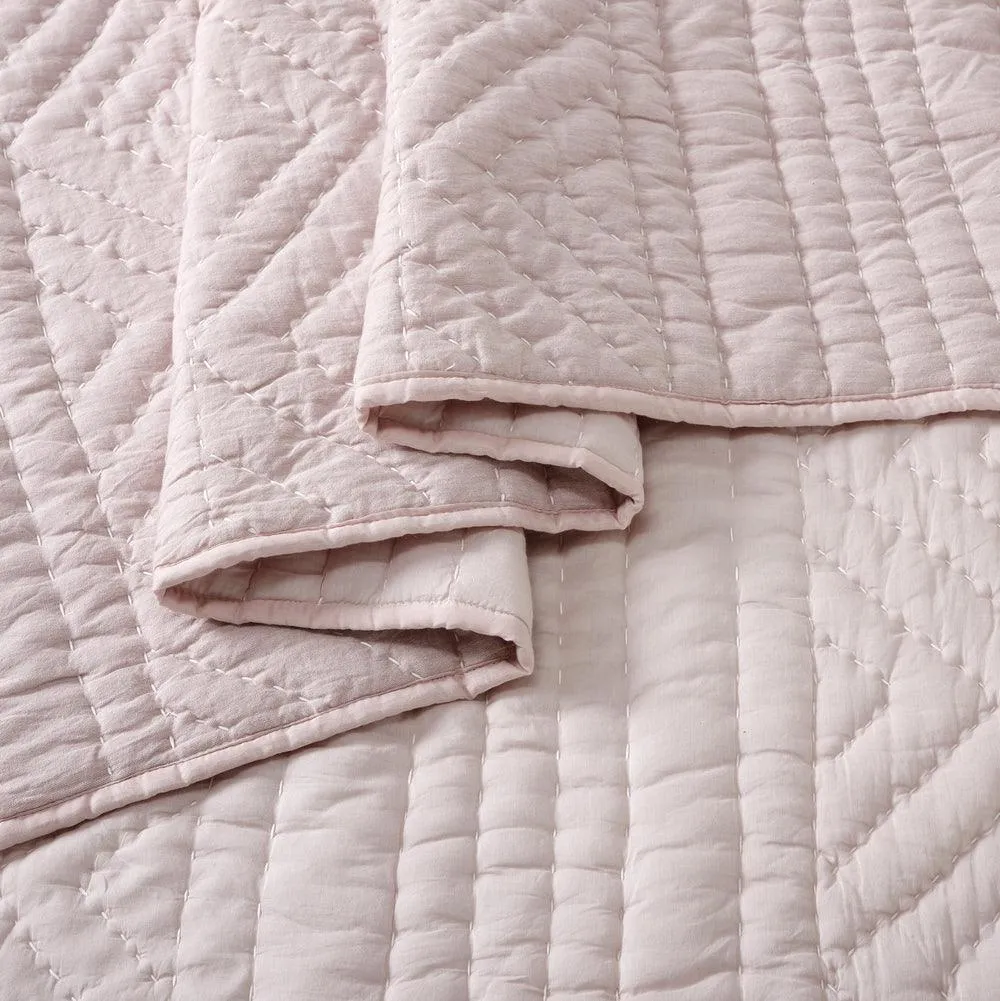 Cotton Quilted Bedding Set of 3 pcs | Bedspread and Pillow Cover