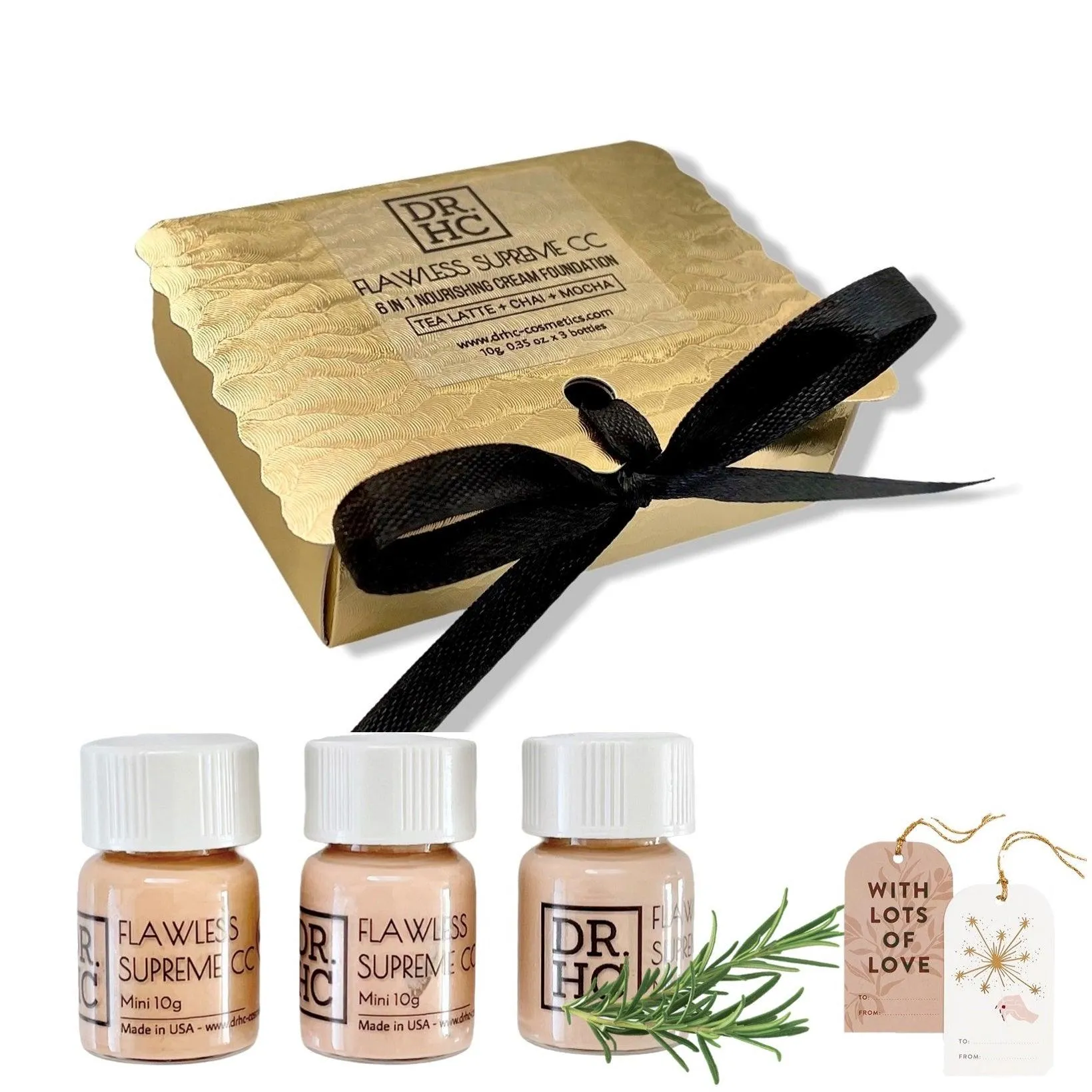 Flawless Supreme CC - 6 in 1 Nourishing Cream Foundation - Beauty Combo (10g x3) (Natural UV Care)