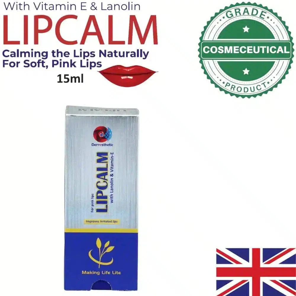 LIPCALM CREAM FOR PINK LIPS 15g WITH LANOLIN AND VITAMIN E