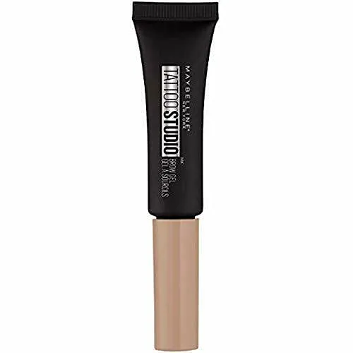 Maybelline TattooStudio Longwear Waterproof Eyebrow Gel Makeup for Fully Defined Brows, Spoolie Applicator Included, Lasts Up To 2 Days, Light Blonde, 0.23 Fl Oz (Pack of 1)