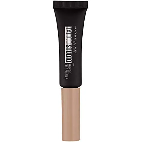 Maybelline TattooStudio Longwear Waterproof Eyebrow Gel Makeup for Fully Defined Brows, Spoolie Applicator Included, Lasts Up To 2 Days, Light Blonde, 0.23 Fl Oz (Pack of 1)