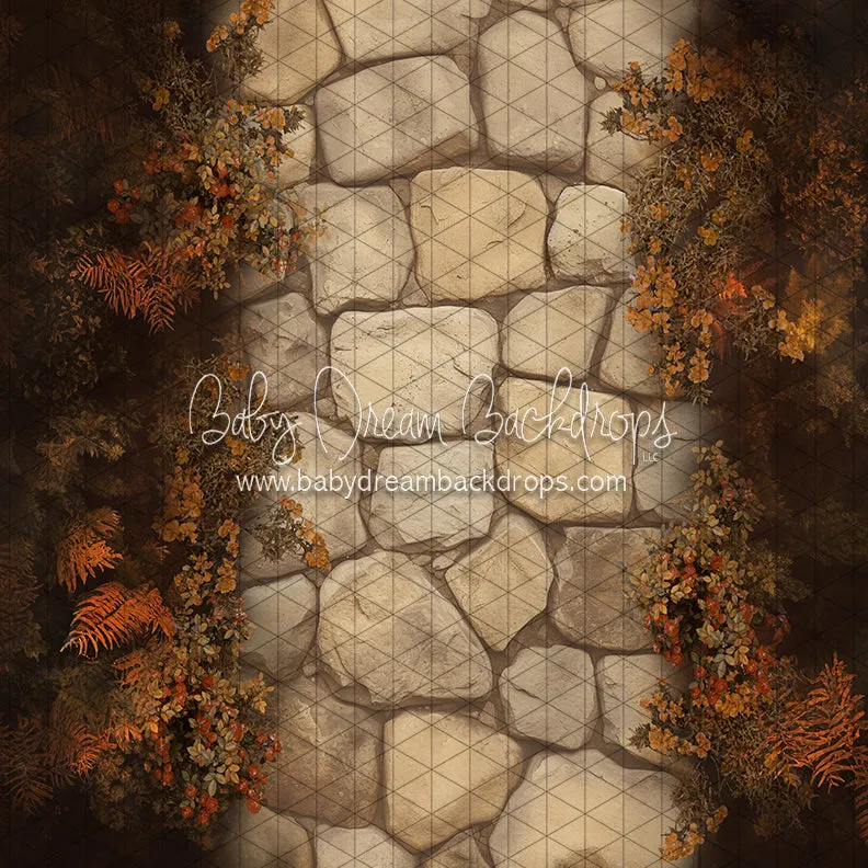 Pumpkin Cozy Cottage Path Fabric Floor (CC)